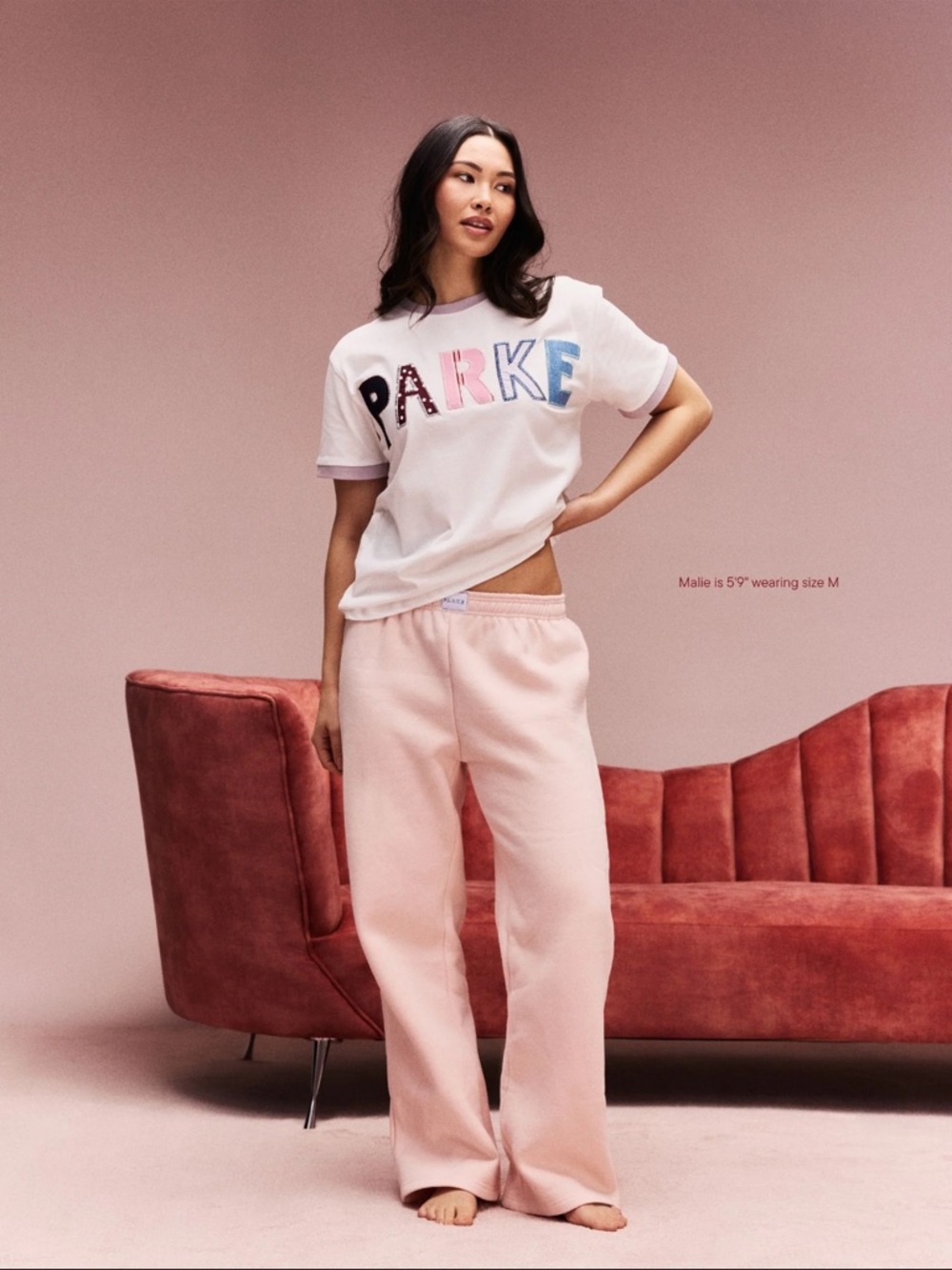 Parke Peony Boxer Sweatpants
